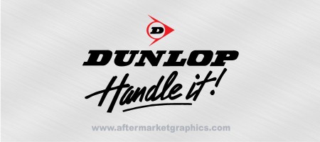 Dunlop Tires Decals 04 - Pair (2 pieces)